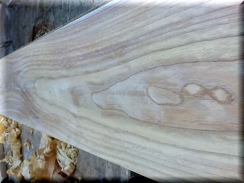 ケヤキ材加工仕上げ